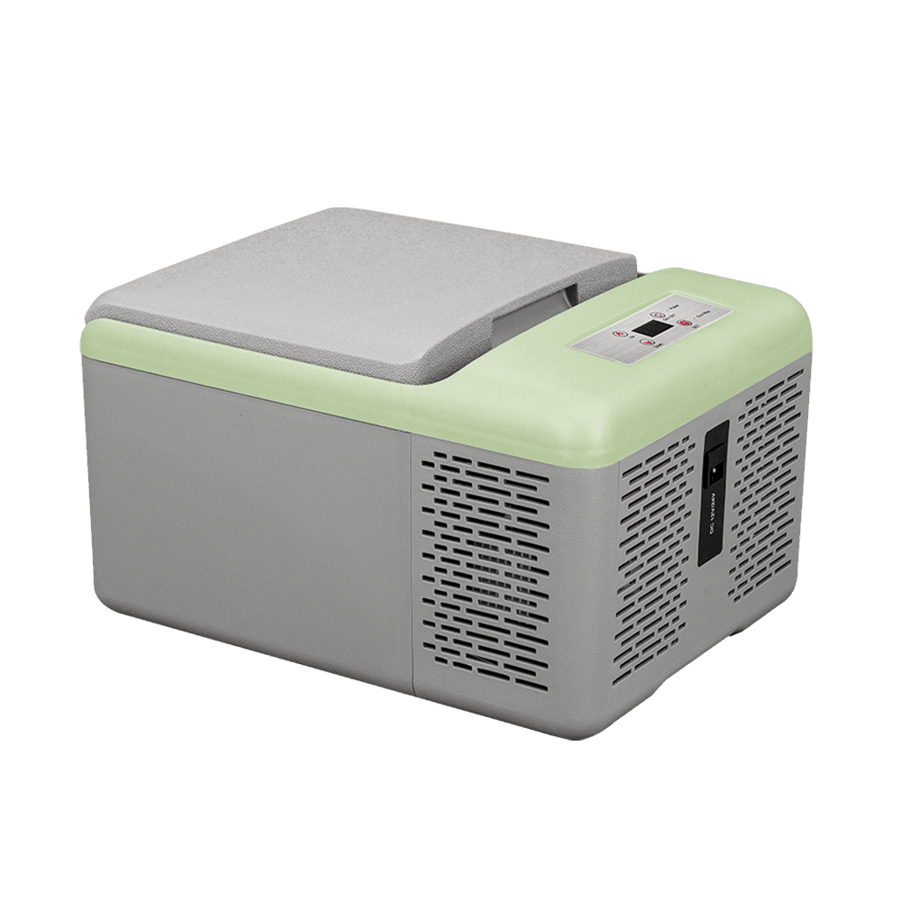 Frødak FDC9PT Grüner Mini-Autokühlschrank