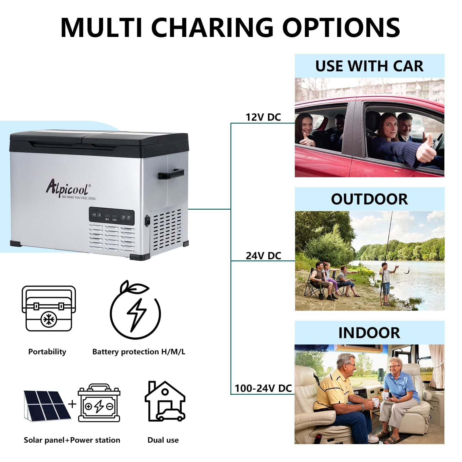 Frødak FDCHS55 Dual Zone Car Fridge Freezer - Bild 6