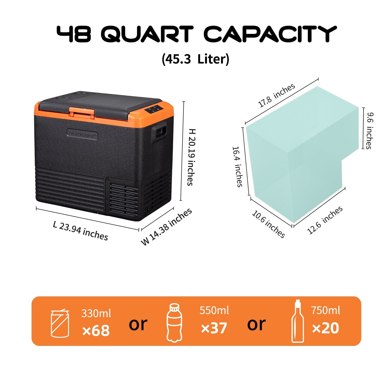 Frødak FDCL50 Portable Car Fridge - Bild 3