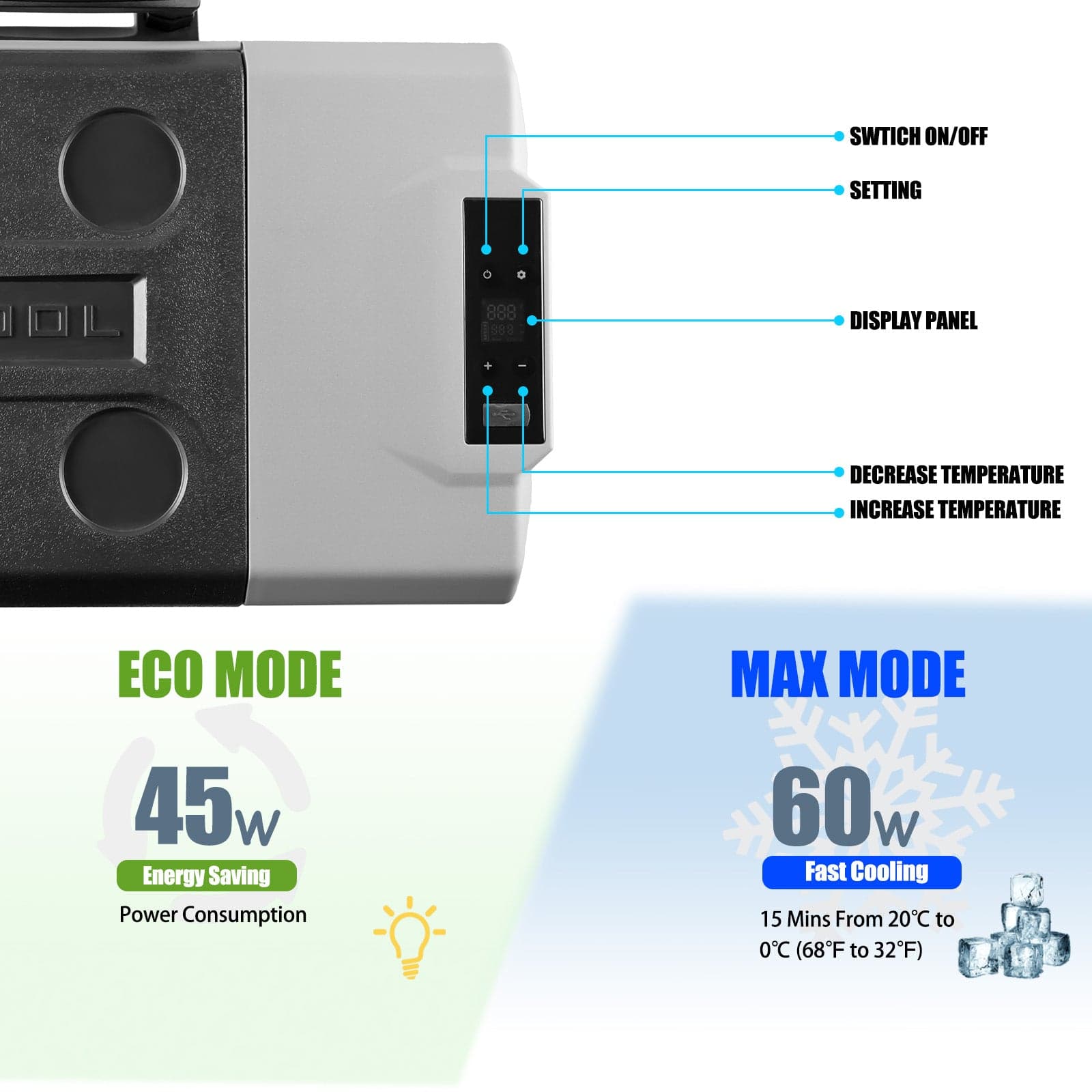 Frødak FDCX40 Portable Car Fridge - Bild 6