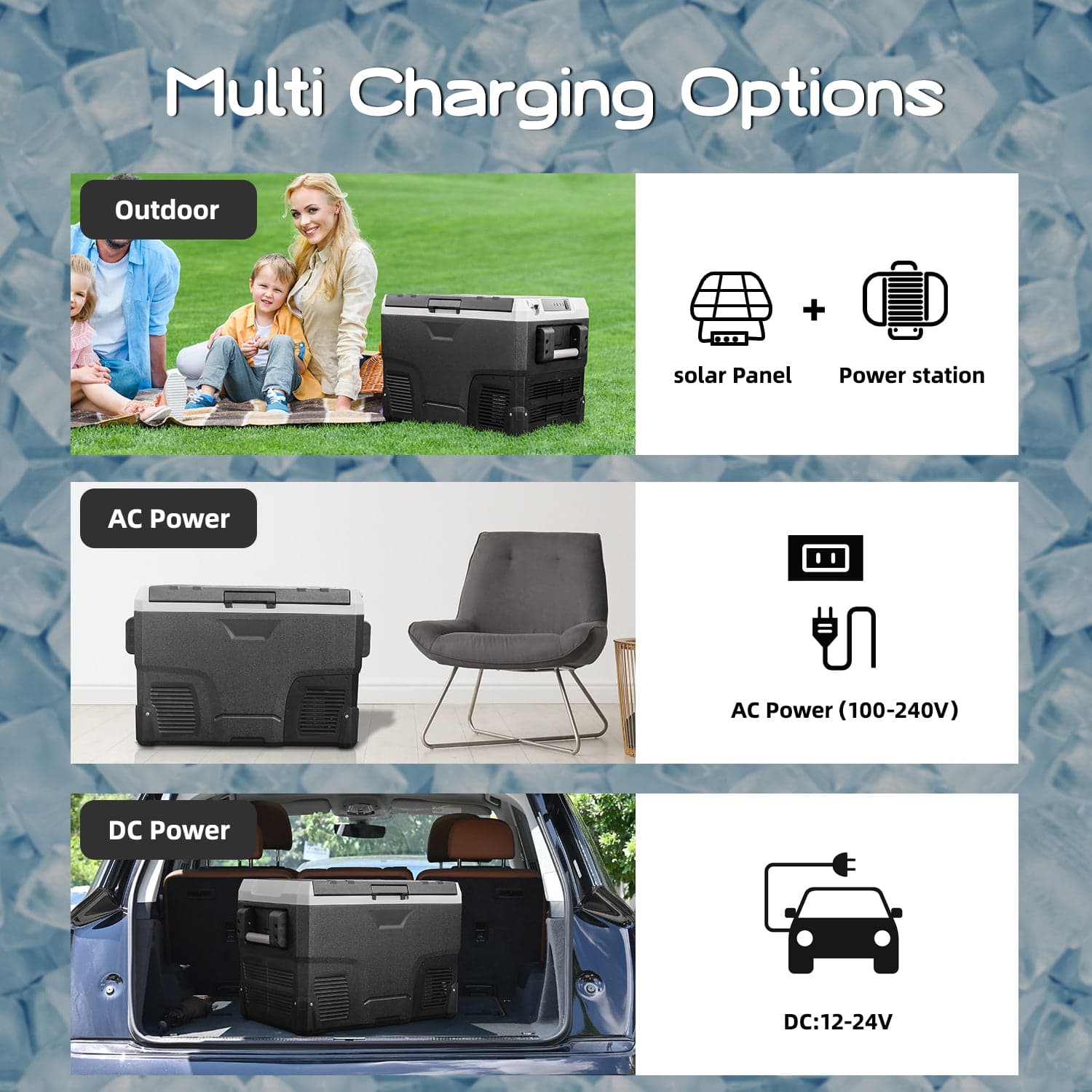 Frødak FDIR42 Grey Portable Car Fridge - Bild 6