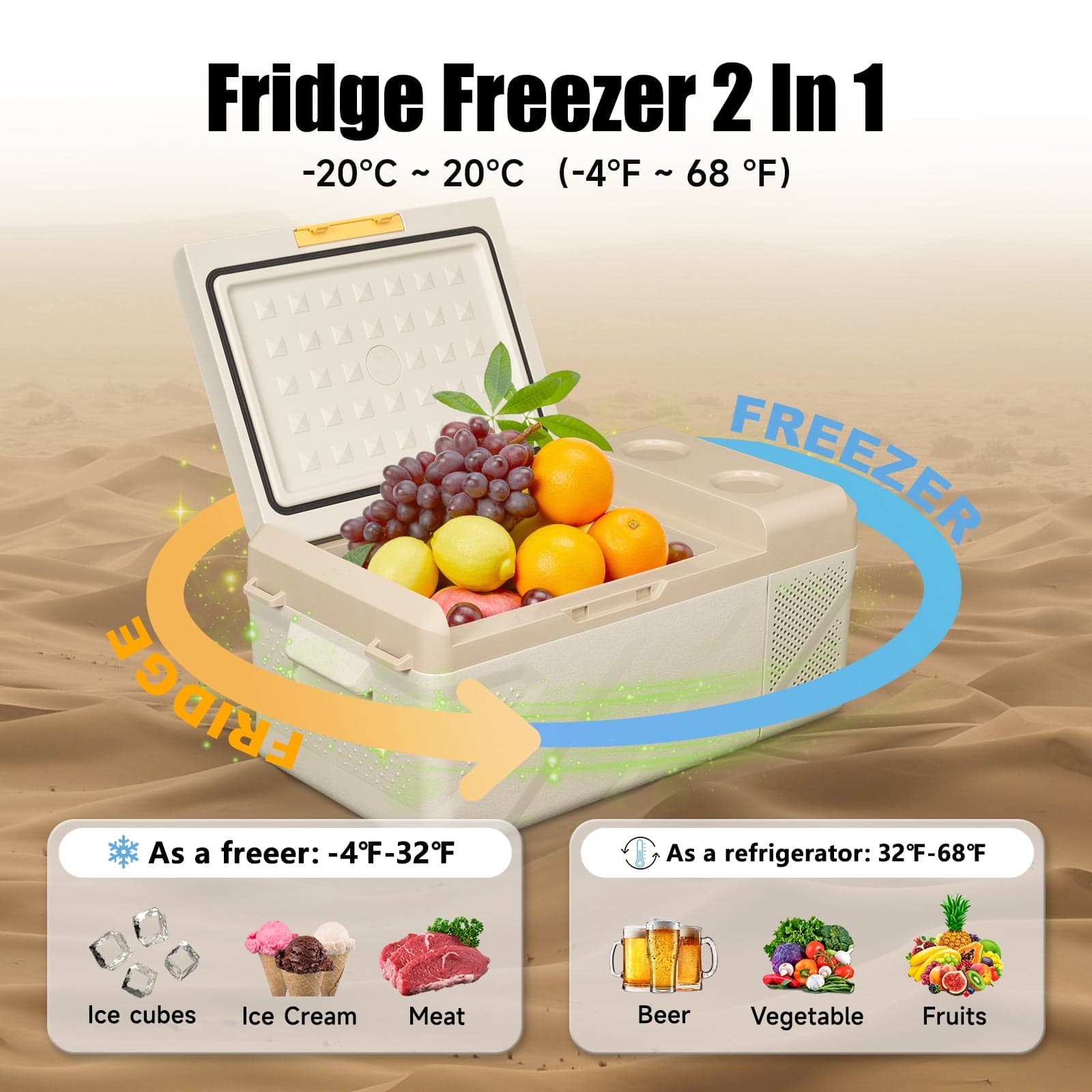 Frødak FDKM15 Portable Car Fridge Freezer - Bild 5