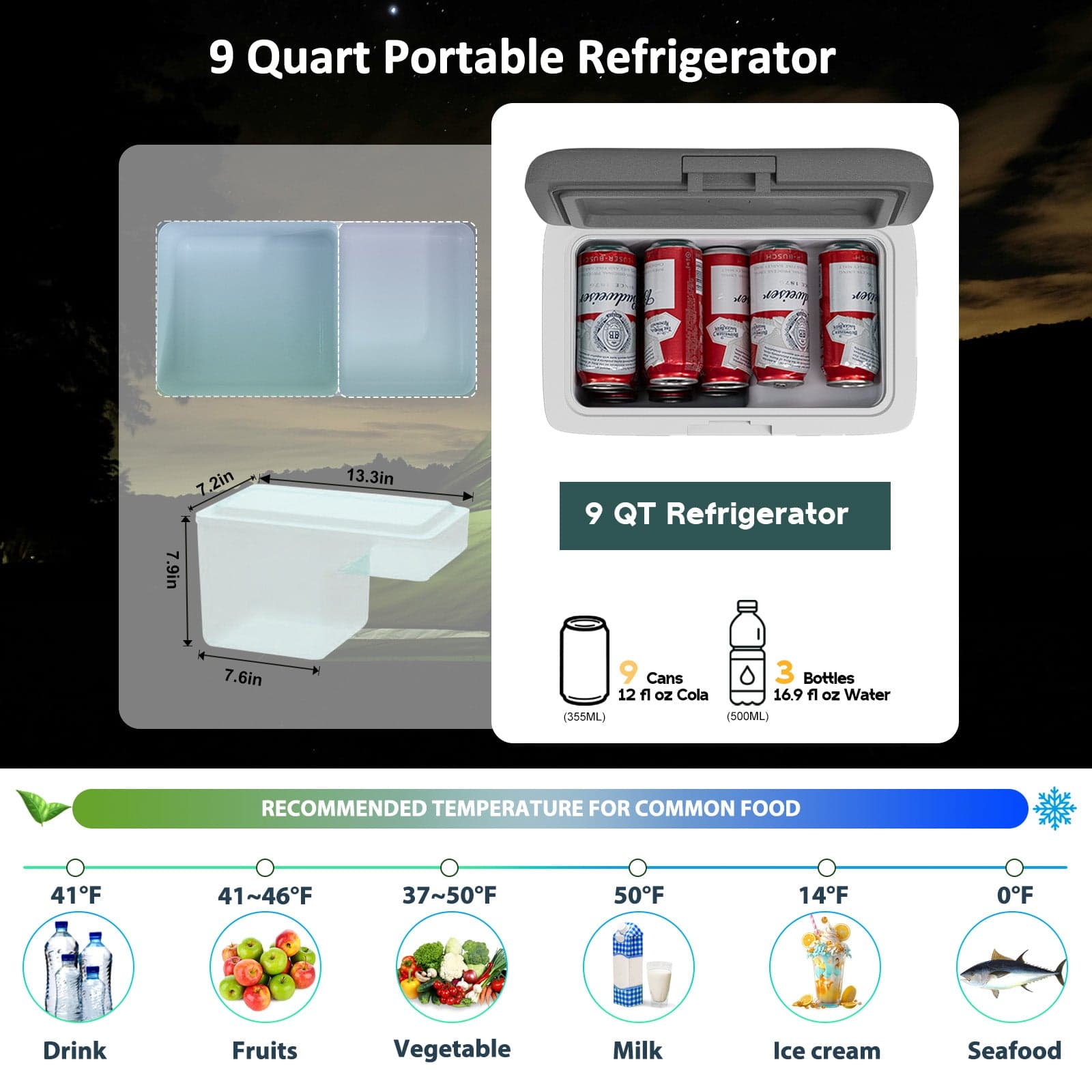 Frødak FDMG9 Portable Car Fridge (Wholesale) - Bild 5
