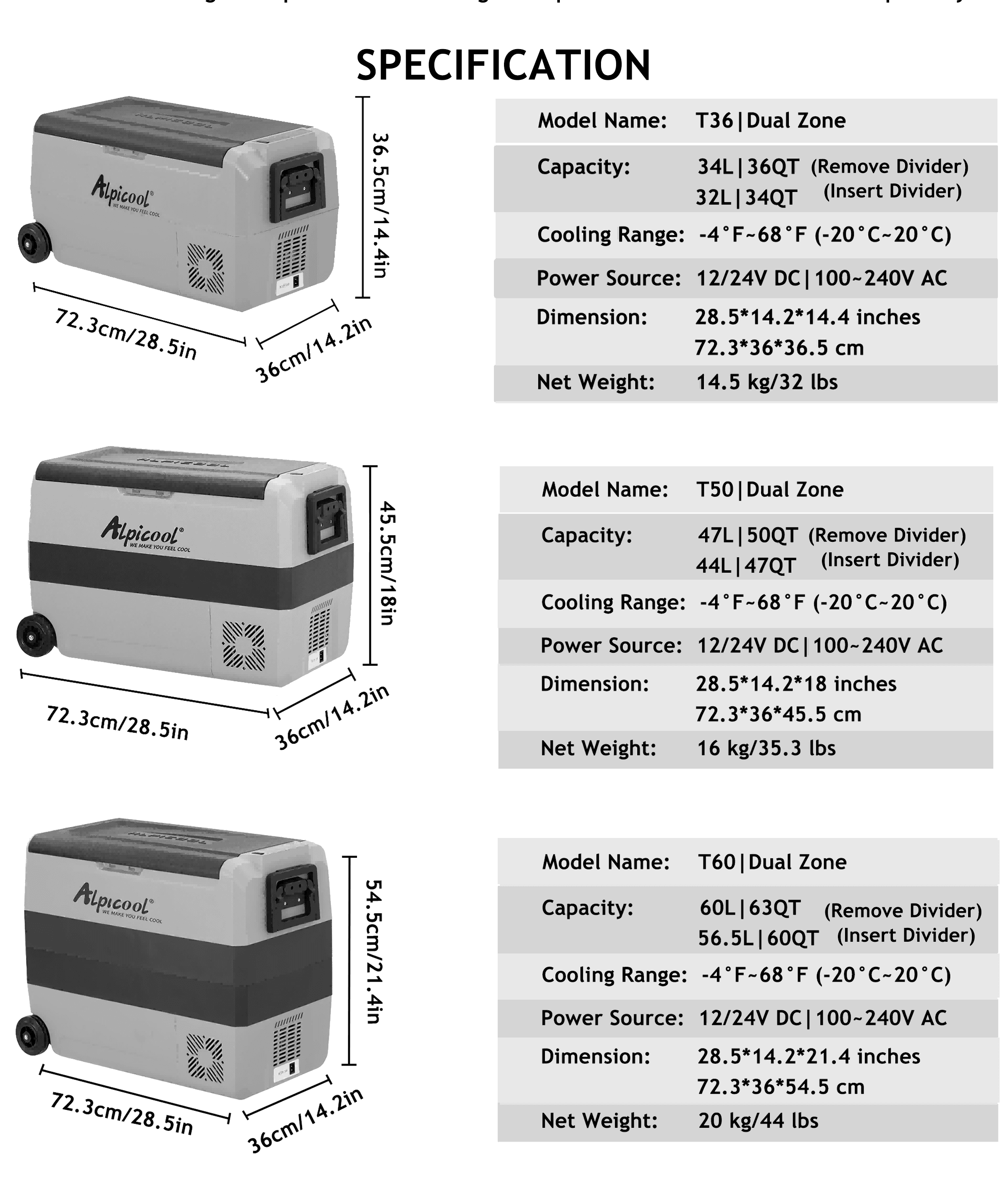 Frødak FDT36 Flexible Dual Zone Portable Car Fridge - Bild 11