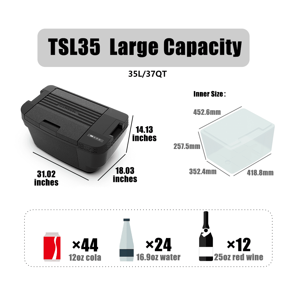 Frødak FDTSL35 Car Fridge Für Tesla Model Y - Ansicht 2