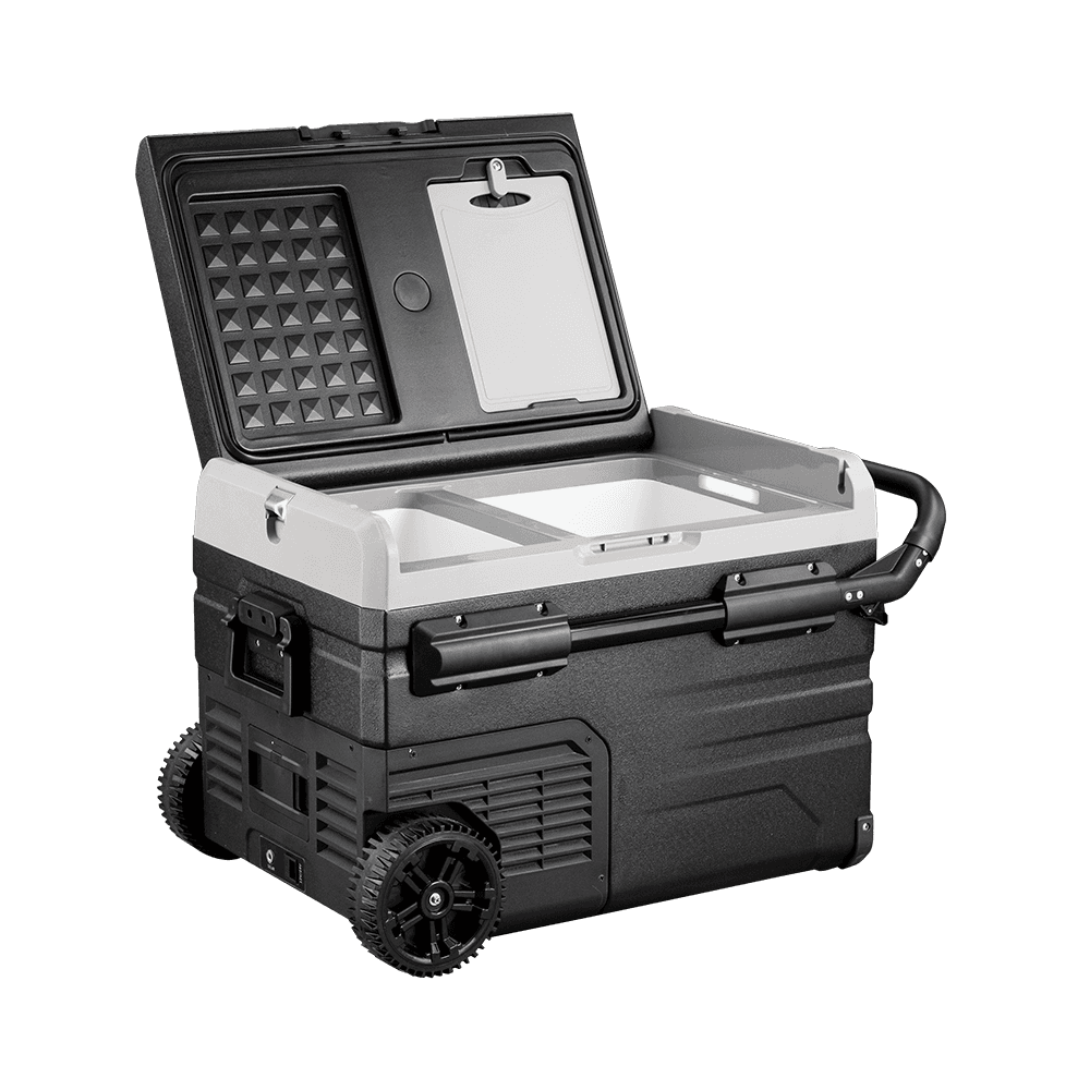 Frødak FDTWW35 Dual-Zone Kühlbox mit Rollen - Ansicht 2