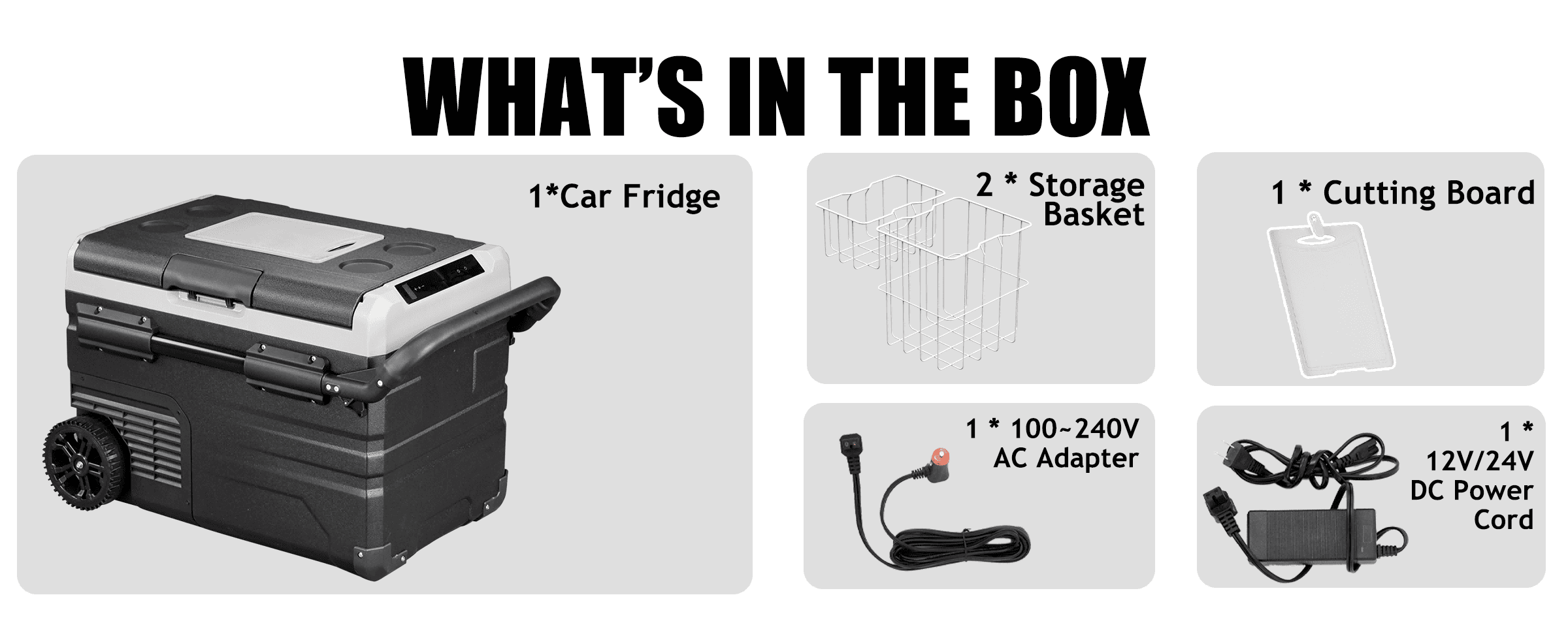Frødak FDTWW45 Portable Dual Zone Car Fridge With Wheels - Bild 8