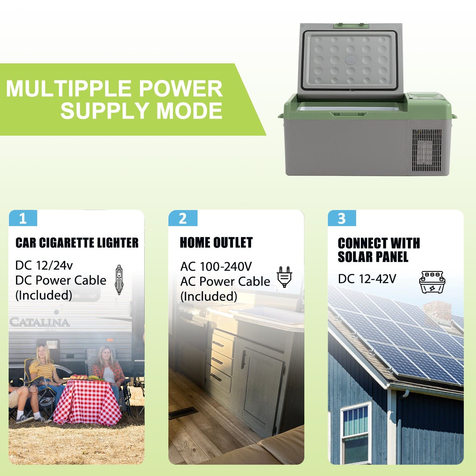 Frødak FDY15E Green Portable Car Fridge - Bild 9