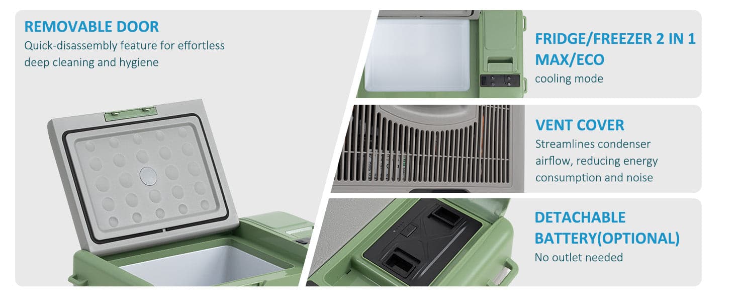 Frødak FDY19E Green Portable Car Fridge - Bild 14