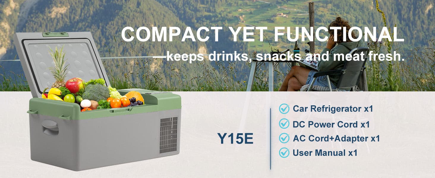 Frødak FDY19E Green Portable Car Fridge - Bild 17